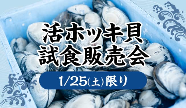 写真：ホッキ貝